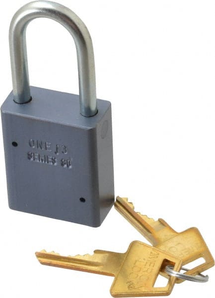 Padlock: Aluminum, Keyed Alike, 1-1/2