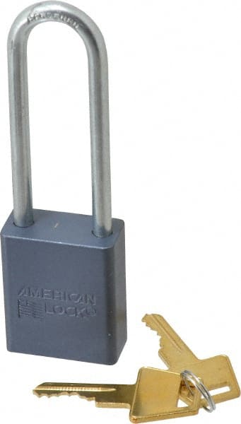 Padlock: Aluminum, Keyed Alike, 1-1/2