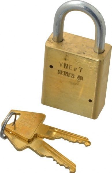 Padlock: Steel, Keyed Alike, 1-1/2