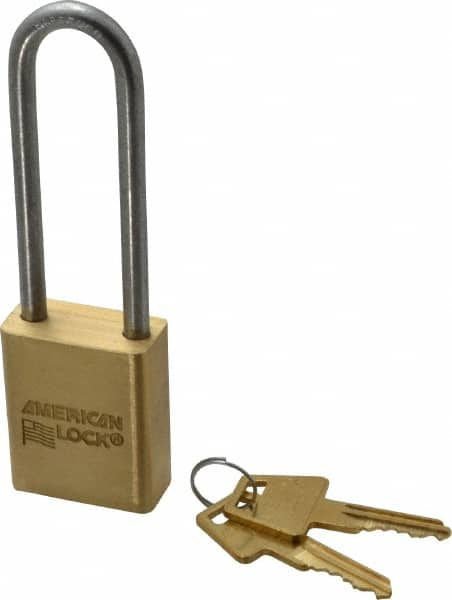 Padlock: Steel, Keyed Different, 1-1/2