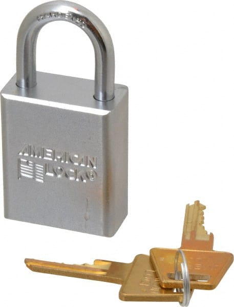 Padlock: Steel, Keyed Alike, 1-1/2