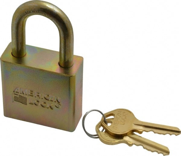 Padlock: Steel, Keyed Alike, 1-3/4