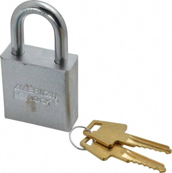 Padlock: Steel, Keyed Alike, 1-3/4