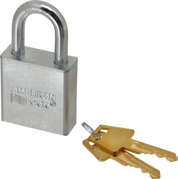 Padlock: Steel, Keyed Alike, 1-3/4