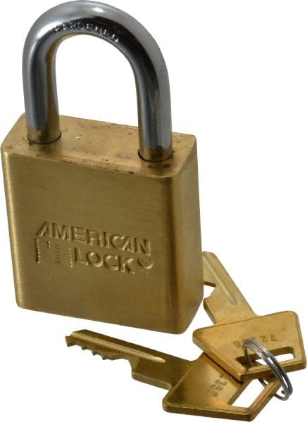 Padlock: Steel & Brass MPN:A5560