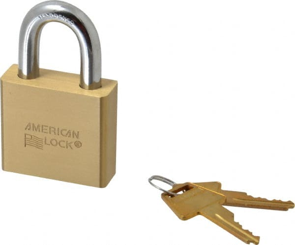 Padlock: Brass & Steel, Keyed Different, 2