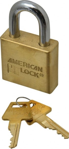 Padlock: Brass & Steel, Keyed Alike, 2