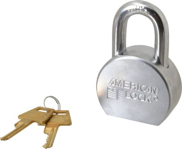 Padlock: Steel, Keyed Different, 2-1/2