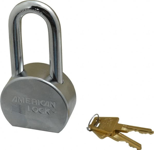 Padlock: Steel, Keyed Different, 2-1/2