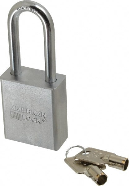 Padlock: Steel, Keyed Alike, 1-3/4