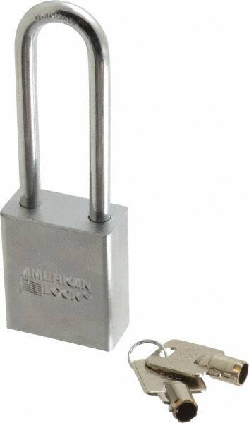 Padlock: Steel, Keyed Alike, 1-3/4