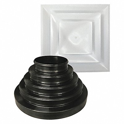 Ceiling Diffuser Square 6 to 14 Duct MPN:STR-C-W-NRD