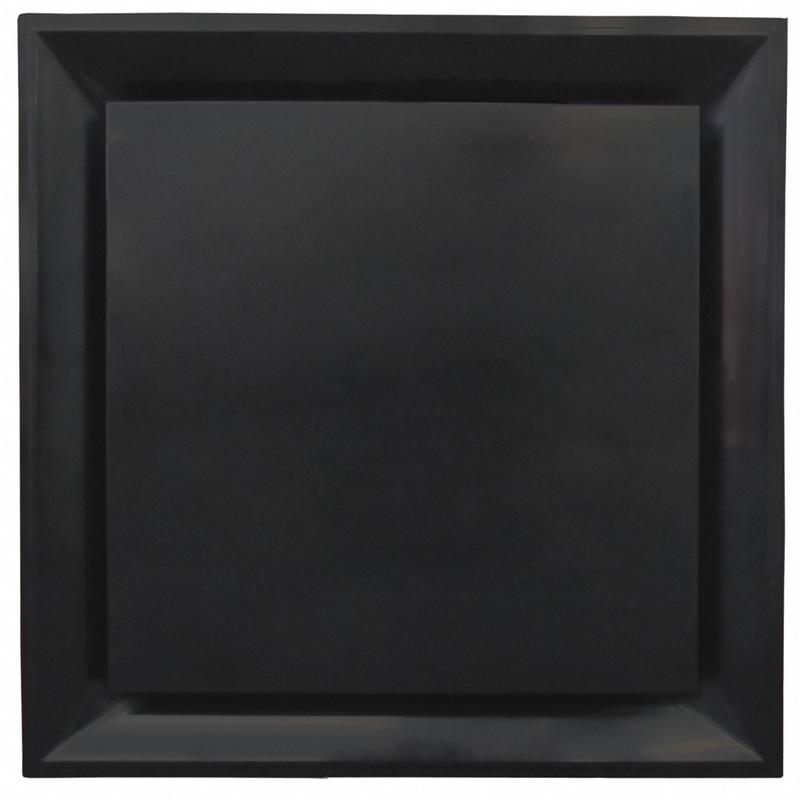 Ceiling Diffuser Black 6-1/4 Depth MPN:STR-PQ-10BK