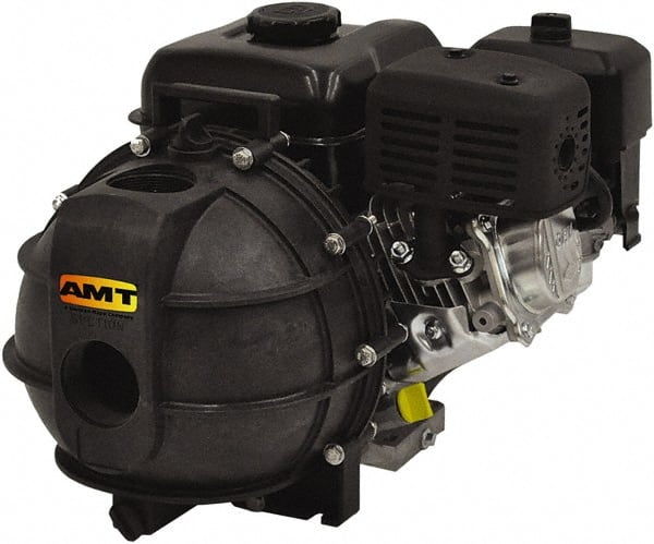 5.0 HP, 3,600 RPM, 2 Port Size, 3/8 Solids Handling, Honda, Self Priming Engine Pump MPN:382A-999-99