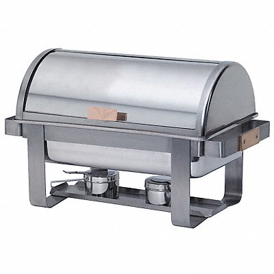 Chafer Roll Top Stainless/Brass 8 qt. MPN:MACD3