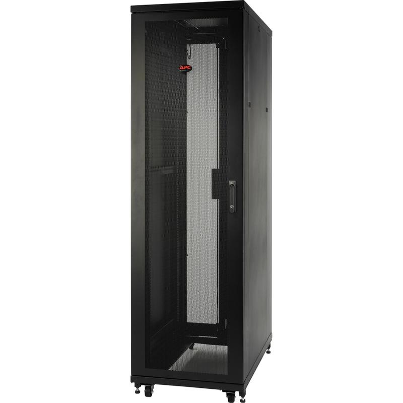 APC by Schneider Electric NetShelter SV 48U 600mm Wide x 1200mm Deep Enclosure with Sides Black - 48U Rack Height x 19in Rack Width - Black - 1014 lb Dynamic/Rolling Weight Capacity - 2205 lb Static/Stationary Weight Capacity MPN:AR2507