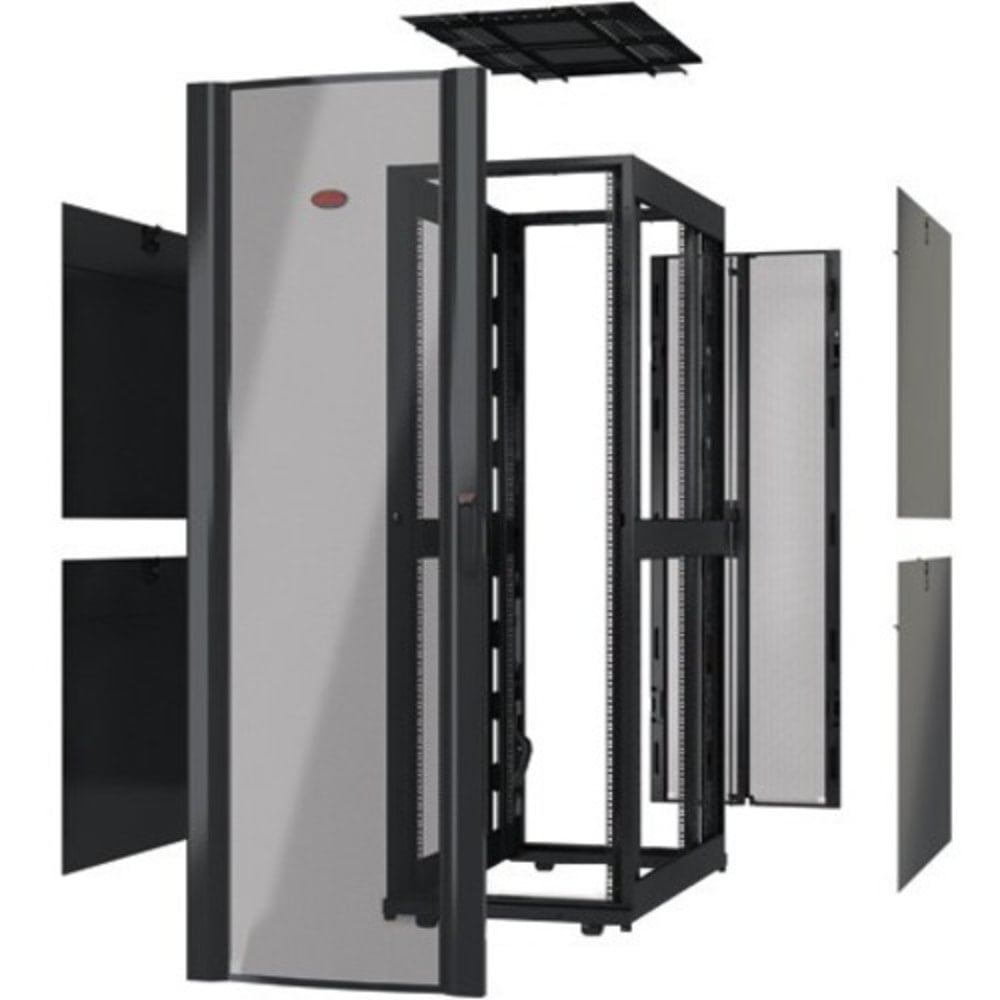 APC by Schneider Electric NetShelter SX 42U Server Rack Cabinet Without Doors, Black MPN:AR3300X610