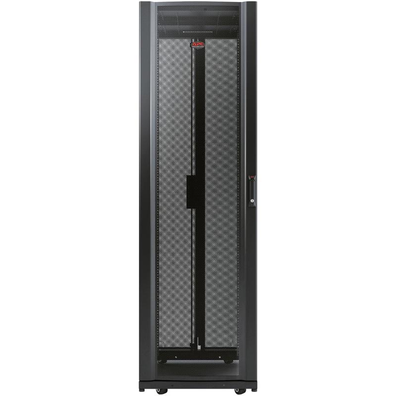 Schneider Electric NetShelter Rack Cabinet - For A/V Equipment - 42U Rack Height x 19in Rack Width - Floor Standing - Black MPN:AR3810