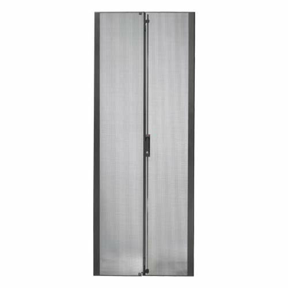 APC by Schneider Electric NetShelter SX 42U 750mm Wide Perforated Split Door - Black - 75.4in Height - 29.5in Width - 1in Depth MPN:AR7150