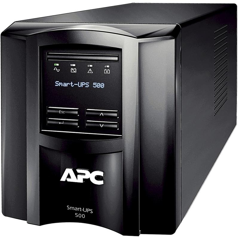 APC by Schneider Electric Smart-UPS 500VA LCD 100V - Tower - 4 Hour Recharge - 100 V AC Input - 100 V AC Output - Sine Wave - 6 x NEMA 5-15R - 6 x Battery/Surge Outlet MPN:SMT500J