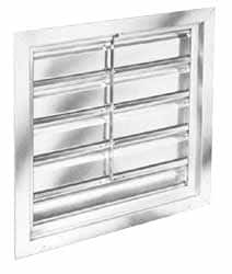 Shutters, Fan Size: 20 (Inch), Opening Height: 20 (Inch), Overall Height (Inch): 23 , Material: Aluminum , Overall Width (Inch): 23  MPN:WS20