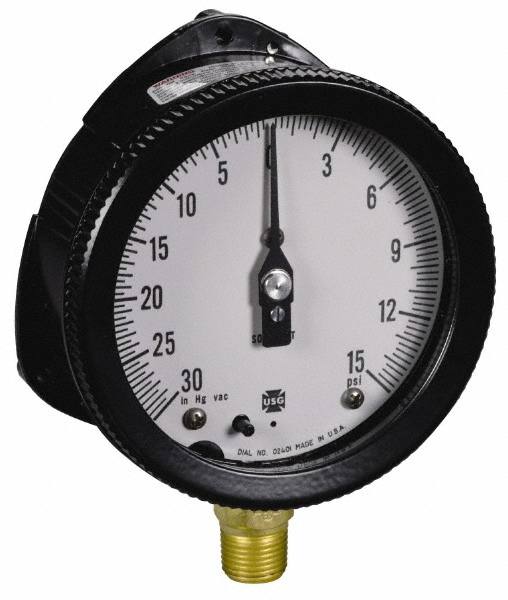 Pressure Gauge: 4-1/2