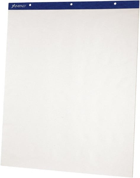 Flip Charts, Unruled, 27 x 34, White, 50 Sheets, 2/Pack, Flip Chart Easel MPN:TOP24028