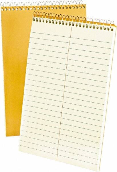 Gregg Steno Book: 80 Sheets, Gregg Ruled, Green Paper, Spiral Binding MPN:TOP25274