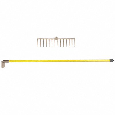 Rake Fiberglass Handle 14-1/4 W 60-1/4 L MPN:R-10FG