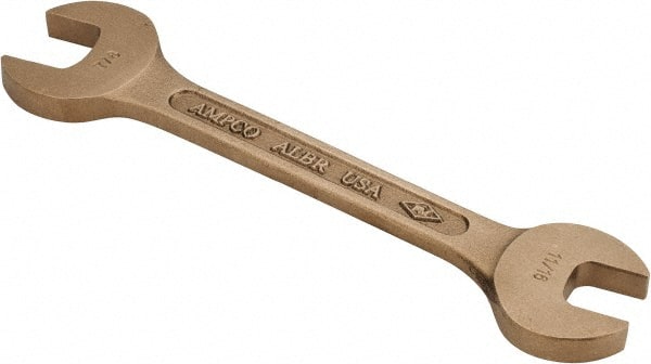 Open End Wrench: Double End Head, Double Ended MPN:WO-11/16X7/8