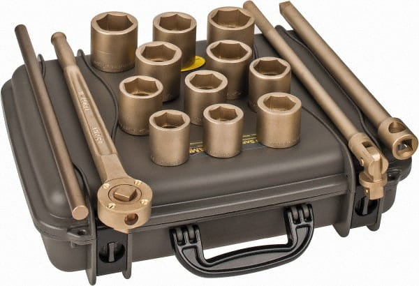 Non-Sparking Socket Set: 15 Pc MPN:W-291