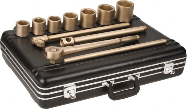 Non-Sparking Socket Set: 11 Pc MPN:W-291M