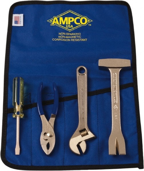 Combination Hand Tool Set: 4 Pc, Non-Sparking Set MPN:M-46