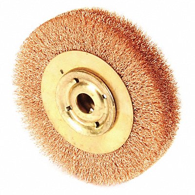 Crimped Wire Wheel Brush 6 in 1 in W MPN:WB-44B