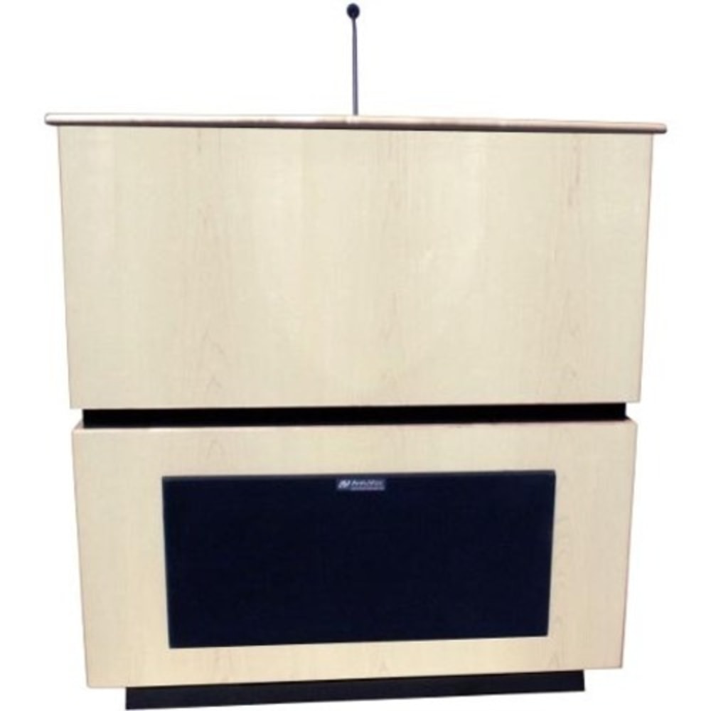 AmpliVox SN3030 - Coventry Lectern - 46in Height x 42in Width x 30in Depth - Lacquer, Walnut - Hardwood Solid MPN:SN3030-WT