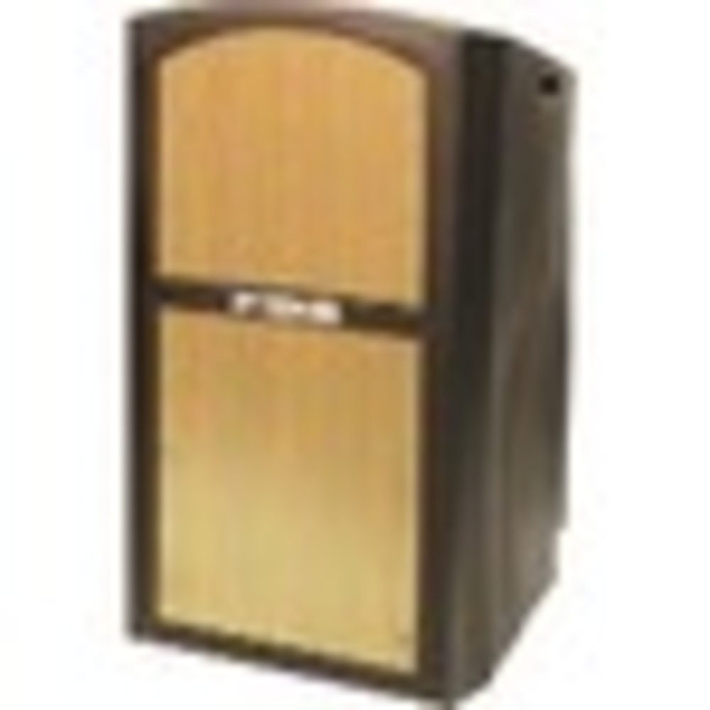 AmpliVox SN3250 - Pinnacle Multimedia Lectern - Sculpted Base - 47in Height x 26in Width x 26in Depth - Maple MPN:SN3250-MP
