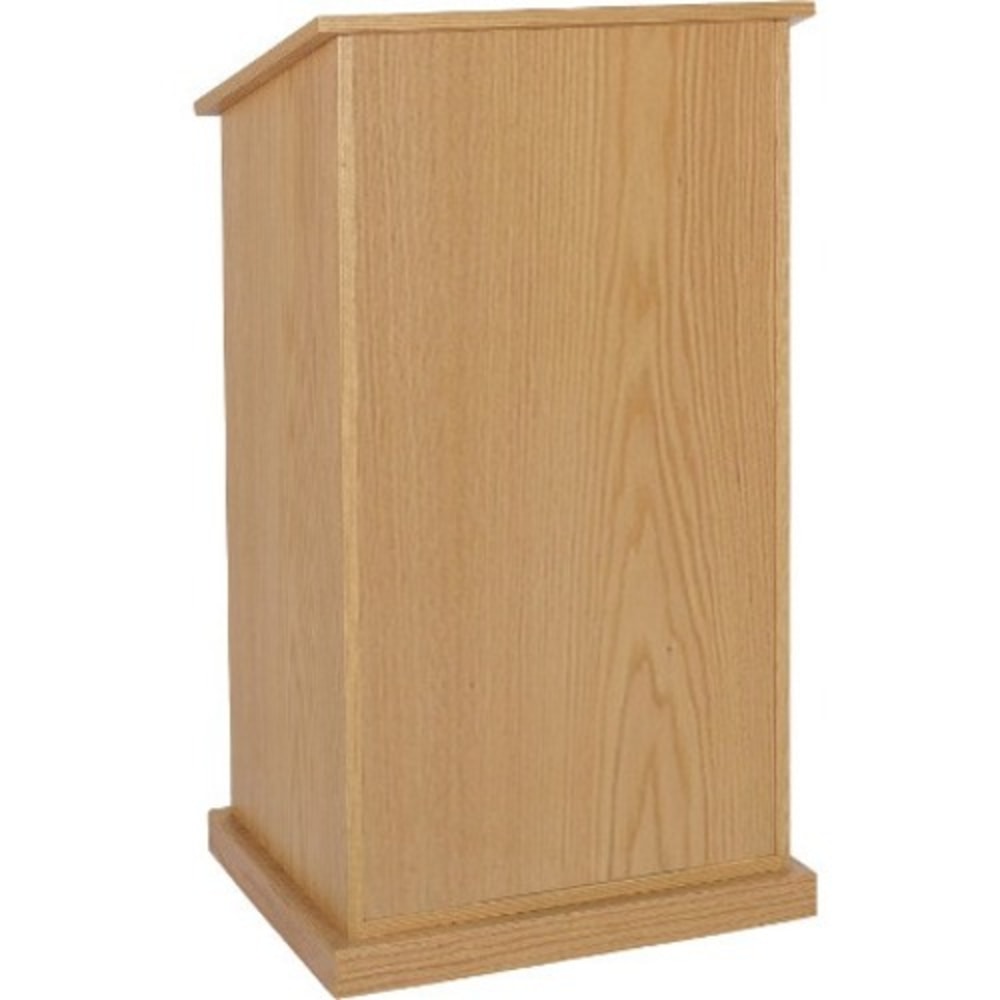 AmpliVox SW470 - Wireless Chancellor Lectern - 45in Height x 24in Width x 21in Depth - Mahogany - Solid Wood Veneer MPN:SW470-MH