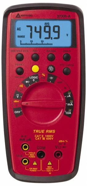 CAT III & CAT IV, Auto Ranging Digital Manual Ranging & True RMS Multimeter: 750 VAC, 1,000 VDC MPN:37XR-A