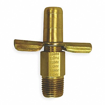 Drain Cock Brass MNPT 1/8 In MPN:6783