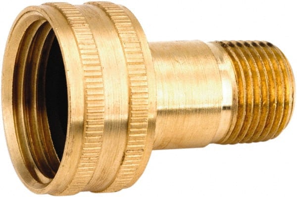 Female Garden Hose x MIP Swivel: Female Hose to Male Pipe Swivel, Brass MPN:737420-1204