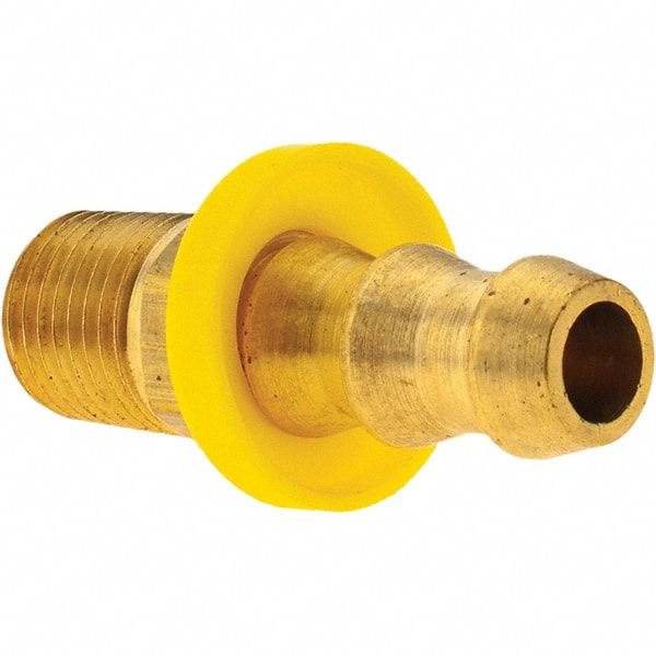 Barbed Push-On Hose Male Connector: 1/4