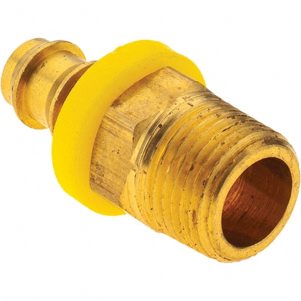 Barbed Push-On Hose Male Connector: 3/8