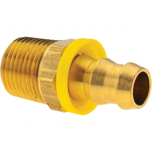 Barbed Push-On Hose Male Connector: 1/2