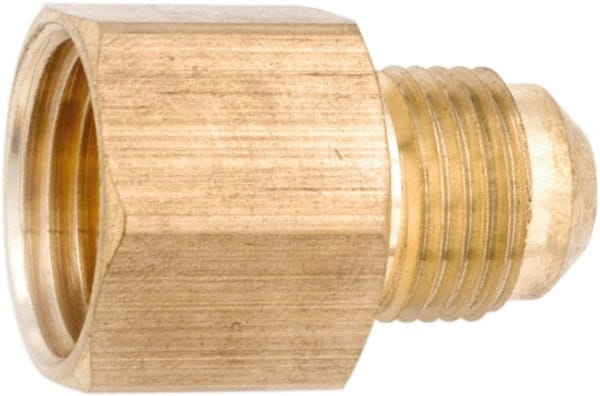 Lead Free Brass Flared Tube Connector: 3/8