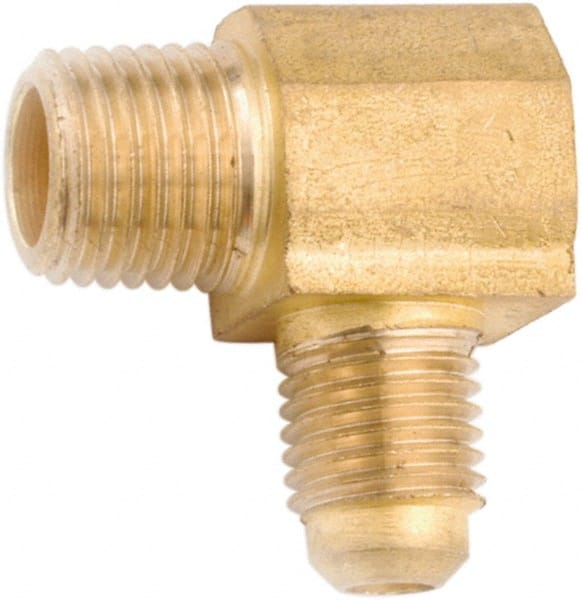 Lead Free Brass Flared Tube Male Elbow: 1/4