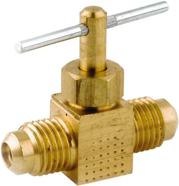 Needle Valve: Straight, 1/4 x 1/4