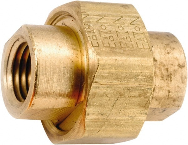 Industrial Pipe Union: 1/4-18 Female Thread, FNPT MPN:756104-04