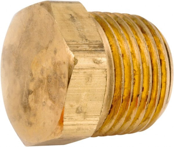 Industrial Pipe Hex Plug: 1/8-27 Male Thread, MNPT MPN:756121-02