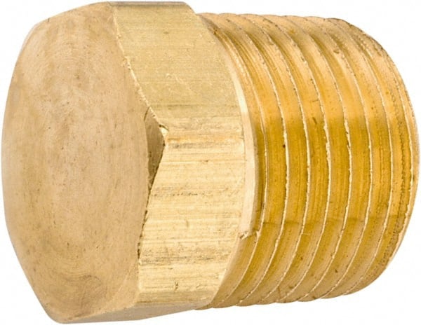 Industrial Pipe Hex Plug: 1/4-18 Male Thread, MNPT MPN:756125-04