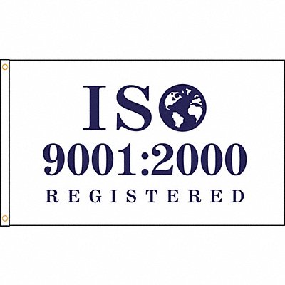 Iso 9001-2000 Flag Nylon MPN:ISO-9001:2000